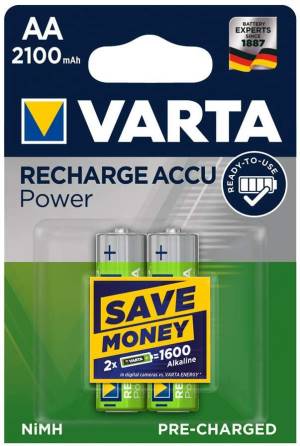 Varta Batterie Stilo Ricaricabili 2100 mAh 2pz