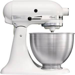 Kitchenaid Classic 5K45SSE Planetaria da cucina 250 W 4.3 L. Bianco