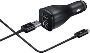 Samsung Caricabatterie da auto Fast Charge 2x USB + Cavo Type-C