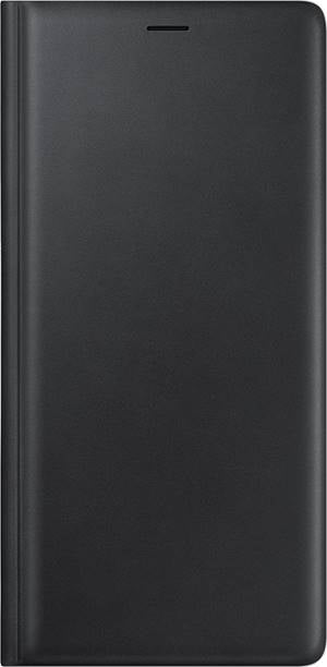 Samsung Leather Wallet Cover WN960LBE Galaxy Note9 Black