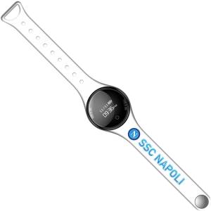 Techmade Smartband FREETIME NAP-WH Ufficiale SSC Napoli