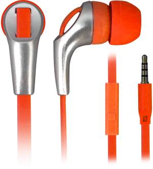 Techmade Auricolari con Tasto Funzione TM-IP002 Orange