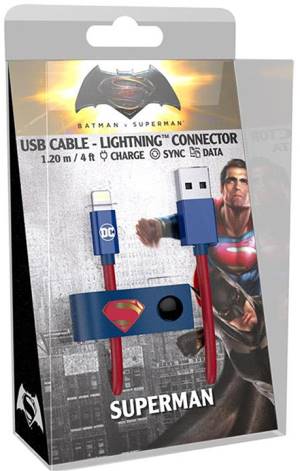 Tribe Cavo MFi Lightning iPhone 1.2m Superman