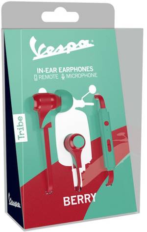 Tribe Auricolare con Microfono Swing Vespa Berry