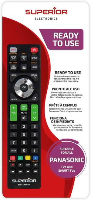 Superior Telecomando Universale per Smart TV Panasonic V2