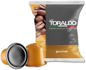 Toraldo Capsule Compatibili Nespresso Gourmet 100% Arabica 100pz