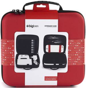 Switch BigBen Storage Case Rosso