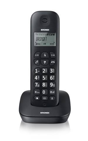 Telefono Cordless Brondi Gala Nero