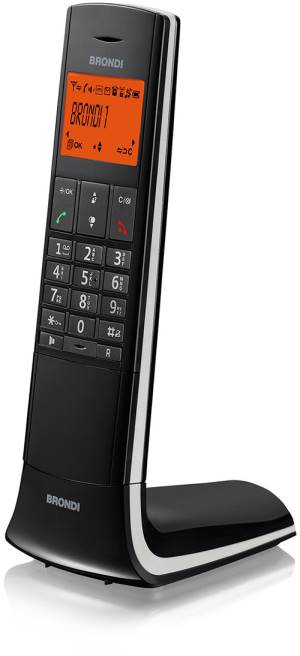 Telefono Cordless Brondi Lemure Nero