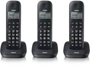 Telefono Cordless Brondi Gala Trio Nero