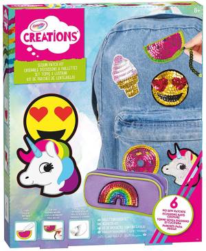 Crayola Creations - Set Toppe e Lustrini